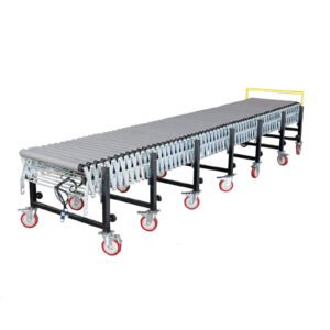 Powered flexible roller conveyor rubber coated 2