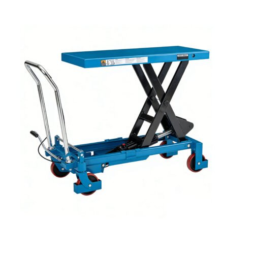 Hydraulic Foot Operated Mobile Heavy Duty Scissor Lift Table