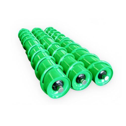 Steel Spiral Return Idler Cleaning and Tracking Roller