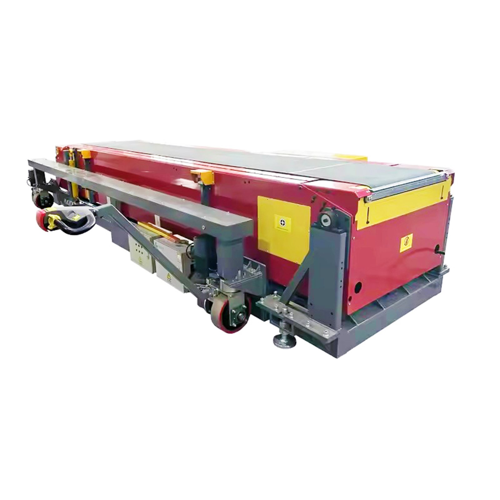Motorized Wheels Automatic Loading Unloading Telescopic Belt Conveyor Mobile