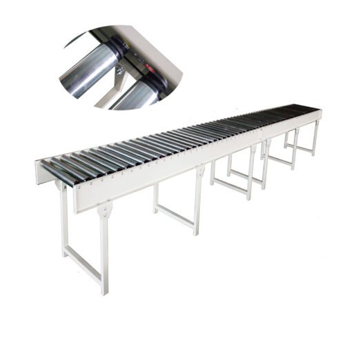 Poly-V belt-driven Powered Roller Conveyor