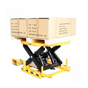 Electric Lift Table With Manual Rotator-2