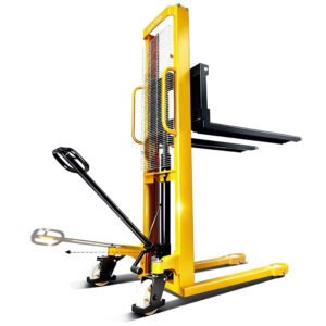 manual hand hydraulic stacker-1